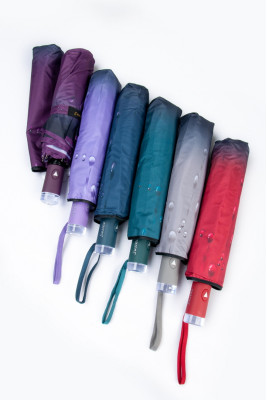 Жіноча парасолька-напівавтомат "Краплі"